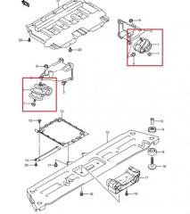 Подушка двигателя GRAND VITARA 2005-2015 TDA4W J24B