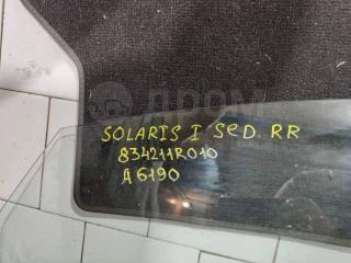 Стекло двери заднее правое Solaris 2010-2017