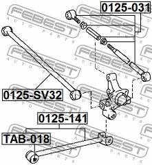 Тяга поперечная задняя CAMRY 91-96