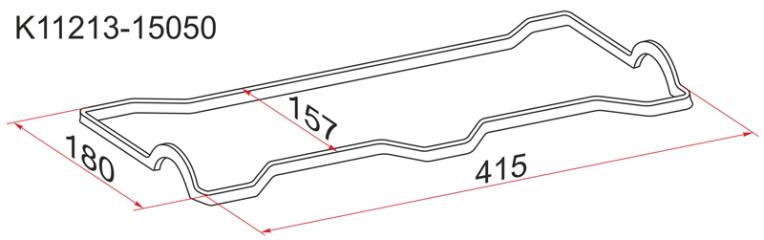 Прокладка клапанной крышки TOYOTA CARINA 4A K11213-15050 новая