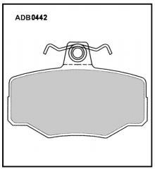 Запчасть колодки задние NISSAN ALMERA