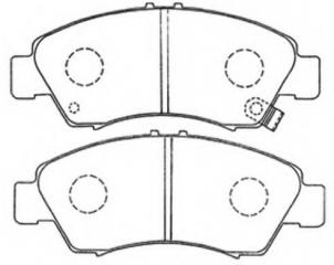 Колодки HONDA LOGO ADB 3556 новая