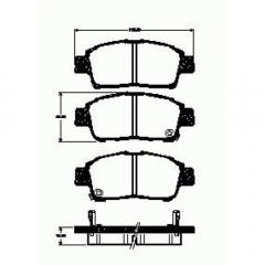 Колодки TOYOTA ECHO