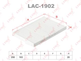 Фильтр салонный LAC1902 новая