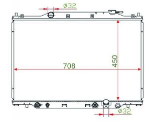 Радиатор охлаждения HONDA STEPWGN 2001-2005