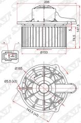 Мотор печки KIA CEED ST-97113-2Y000 новая