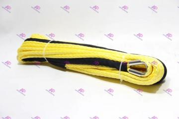 Запчасть трос для лебедки синтетический 10мм*22м желтый