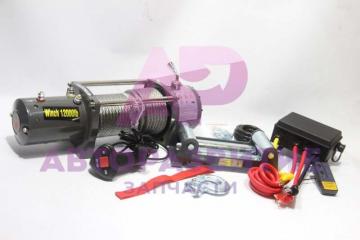 Лебедка электрическая 12000 EW 12V до 5500 кг + комплект для установки