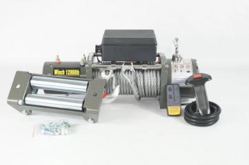 Лебёдка электрическая Electric Winch 12000 сталь