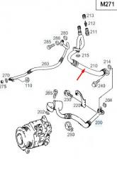 Шланг кондиционера C 2004 S203 271.948 1.8L