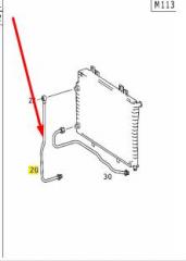 Трубка охлаждения акпп E-CLASS 1997 W210 113.940 4.3L