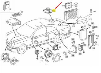 Сабвуфер CLK 1998 W208 112.940 3.2L