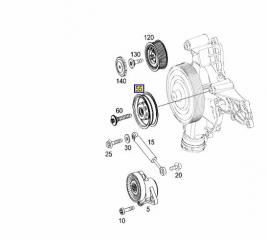 Ролик обводной MERCEDES C-CLASS W203 272.920 2.5L