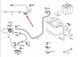 Провод стартера E 2000 W210 112.941 3.2L