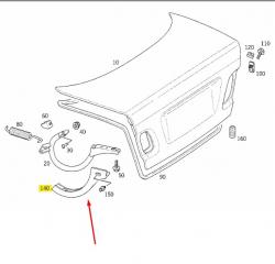 Накладка E-CLASS 1999 W210 112.941 3.2L