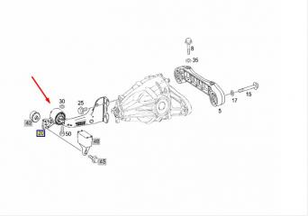 Крепление редуктора V 2005 W639 112.951 3.2L