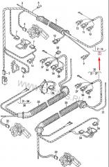 Проводка багажника MULTIVAN 1995 T4 ACU 2.5L