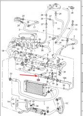 Патрубок системы охлаждения MULTIVAN 1995 T4 ACU 2.5L