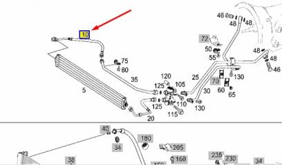 Трубка акпп MERCEDES V W639 112.976 3.7L