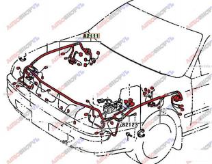 Коса телевизора TOYOTA COROLLA CERES 06.1992 - 05.1994 AE101 4AFE 82111-1E460 контрактная