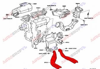 Воздуховод TOYOTA SCEPTER 10.1995 SXV15W 5SFE 87212-06010 контрактная