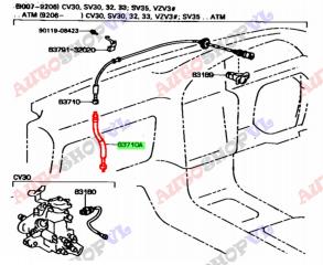 Трос спидометра CAMRY PROMINENT VZV33 4VZFE