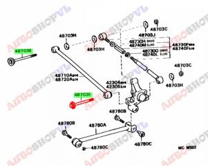 Болты подвески задние TOYOTA CAMRY SV30