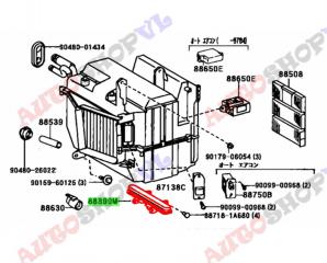 Крышка салонного фильтра TOYOTA COROLLA SPACIO AE111