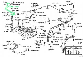 Шланг топливный VISTA ARDEO 07.2000 SV50 3SFSE