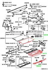 Ящик в багажник CAMRY GRACIA WAGON 08.1999 SXV20 5SFE