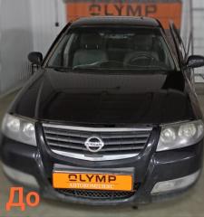 Стекло лобовое переднее Nissan Almera N16