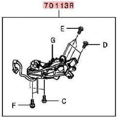 ЗЕРКАЛО правое MITSUBISHI PAJERO SPORT 3 2015- KS1W 4N15 7632C448 новая