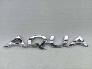Эмблема задняя Toyota Aqua