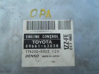 Блок efi TOYOTA OPA ZCT15 1ZZ-FE 89661-63030 контрактная