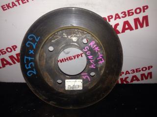 Диск тормозной передний NISSAN SUNNY 2004 FB15 QG15DE 402064M402 Б/У