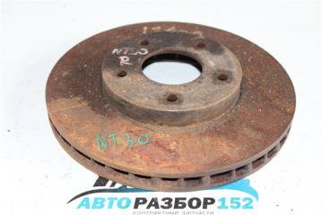 Диск тормозной передний правый NISSAN X-Trail 2002-2007 T30 QR20DE 402068H300 контрактная