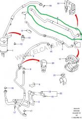 Трубка кондиционера Mondeo 3 (00-07) 2001 Хэтчбек 2.0L Duratorq DI (115PS)/D6BA