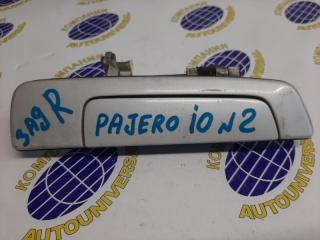 Ручка двери внешняя задняя правая Mitsubishi Pajero IO 1999 H76W 4G93 контрактная