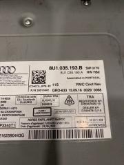 Блок управления магнитолой Audi Q3 8U 2.0 CFG Дизель