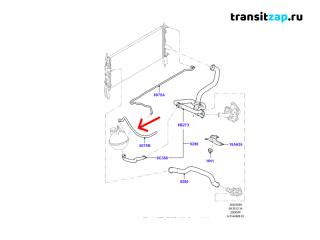 Патрубок Ford Transit