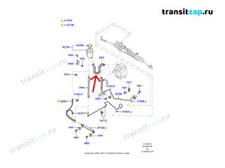 Патрубок Ford Transit 2.4