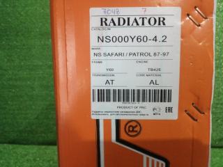 Радиатор ДВС передний NISSAN Safari Y60 TB42