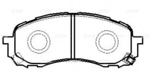 Колодки тормозные дисковые передние Subaru Impreza